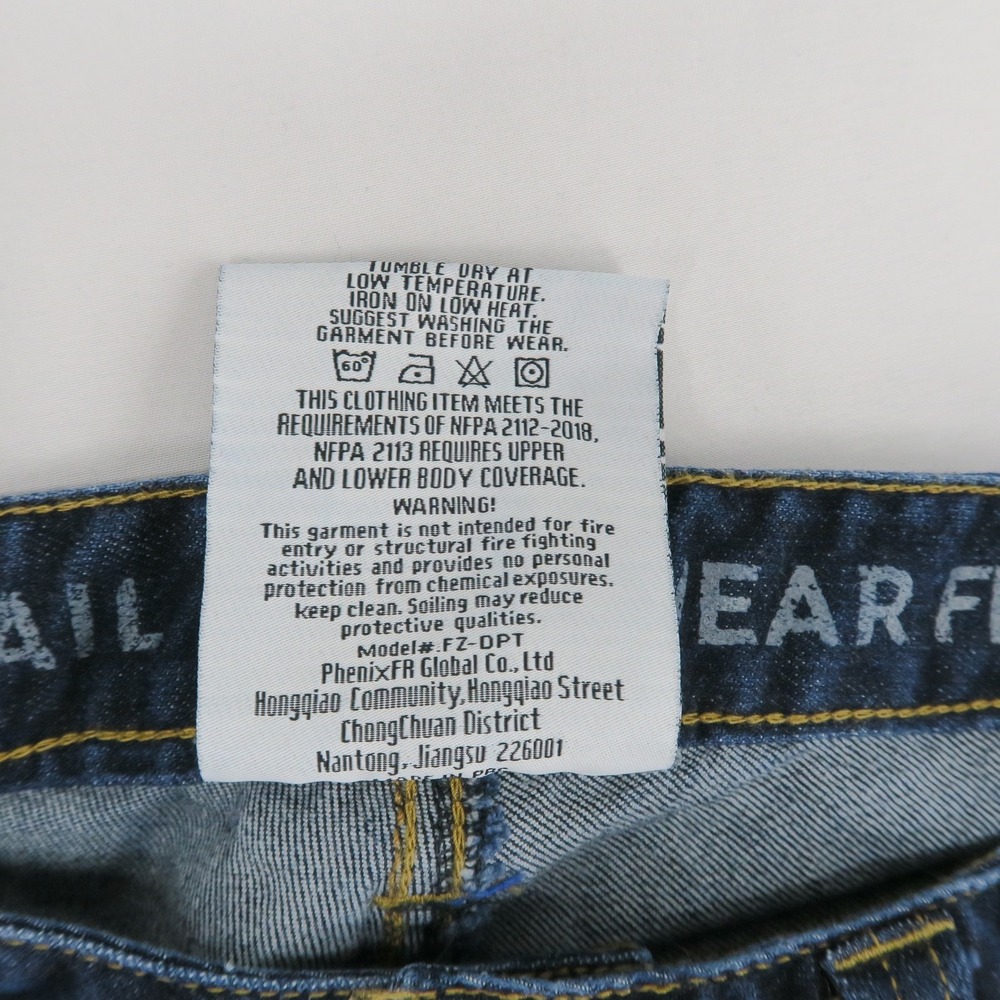 Dovetail Utility Jeans Womens 4/30 Blue FR Flame Resistant Utility Double Knee - Picture 13 of 13